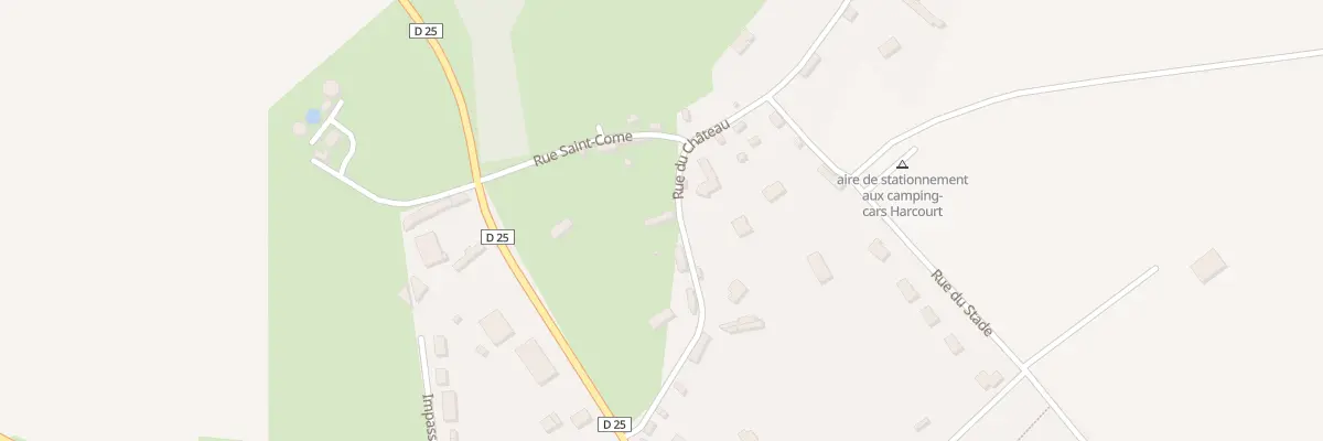 Plan du 3 Rue du Chateau à Harcourt