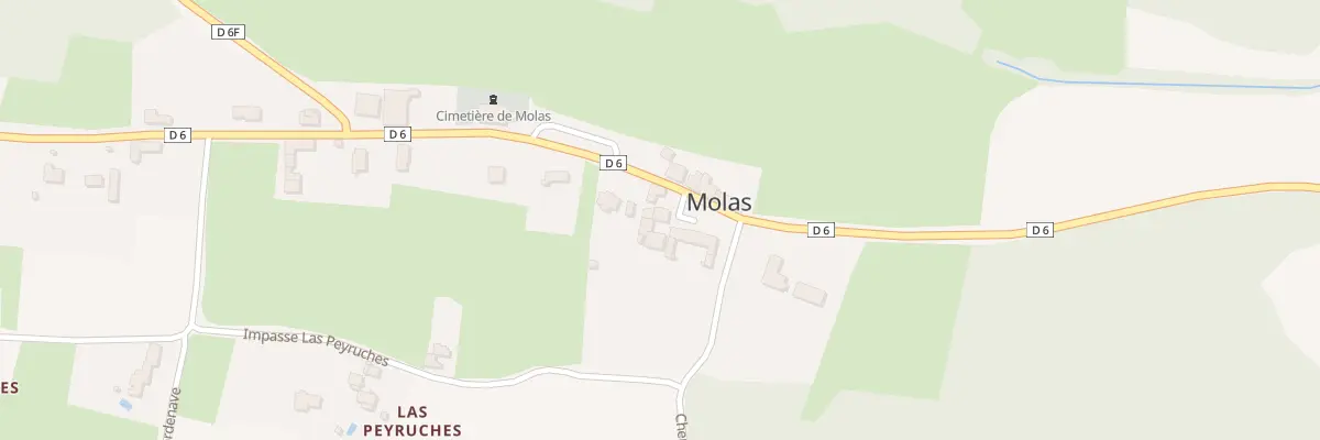 Plan du 34 Le Village à Molas