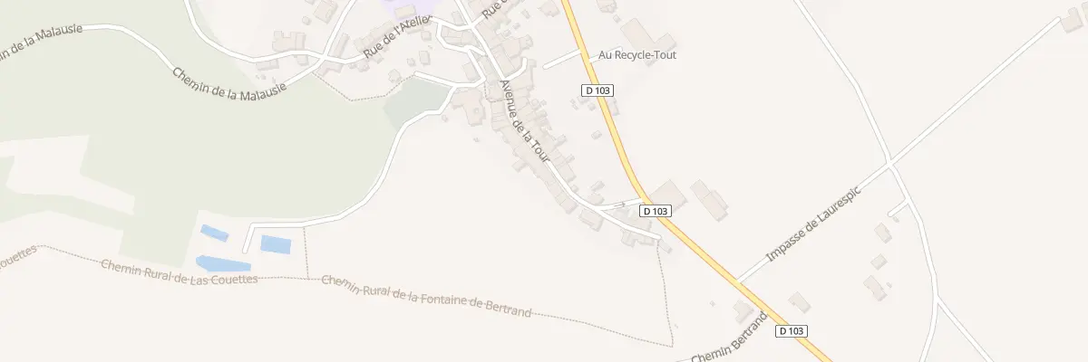 Plan du 40 Av de la Tour à Hautefage-la-Tour