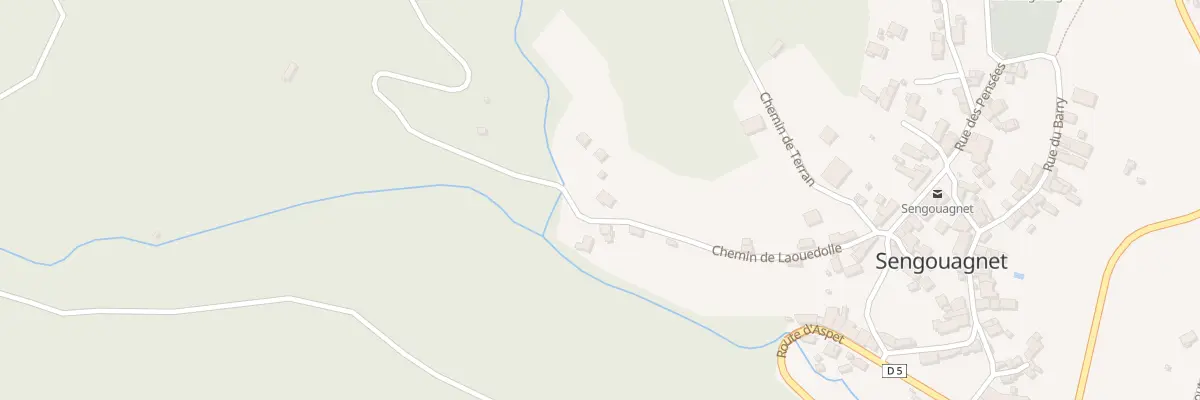 Plan du 243 Blancoun à Sengouagnet