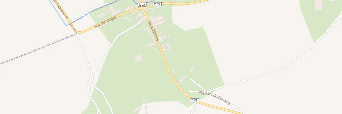 Plan du 18 Saint Etienne à Armentières-sur-Avre