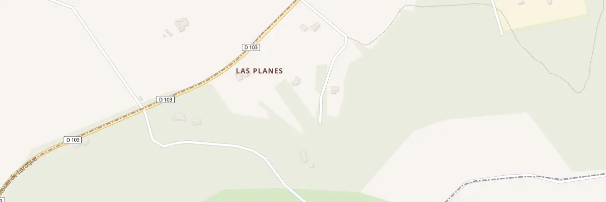 Plan du 5178 Las Planes à Frespech