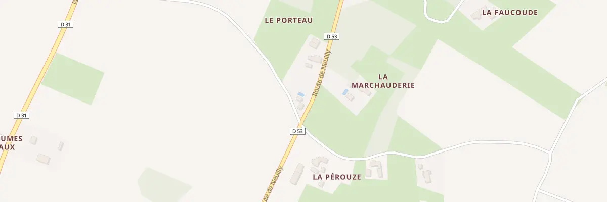 Plan du 23 Rte de Neuilly à Cussay