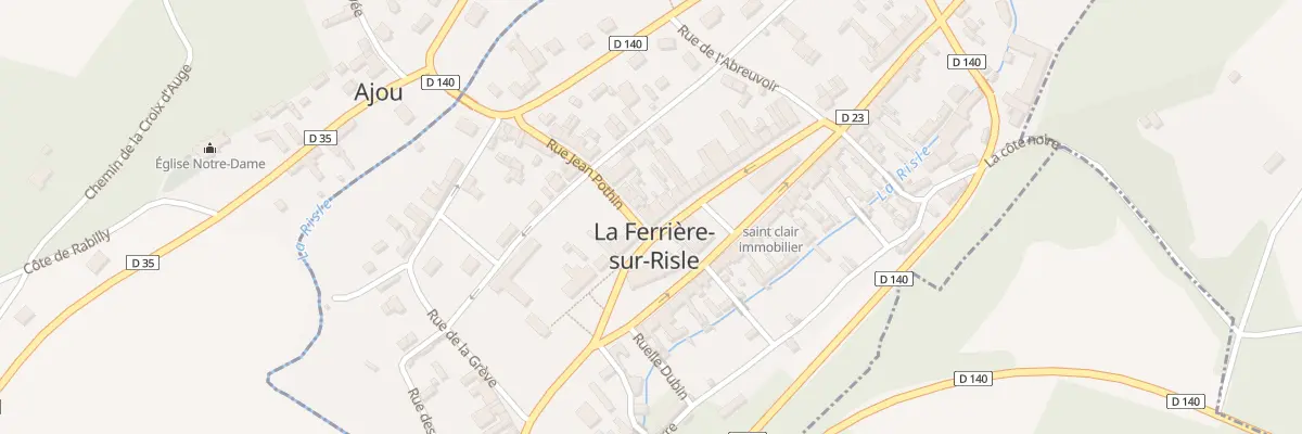 Plan du 1 Rue Jean Jacques Hubert à La Ferrière-sur-Risle