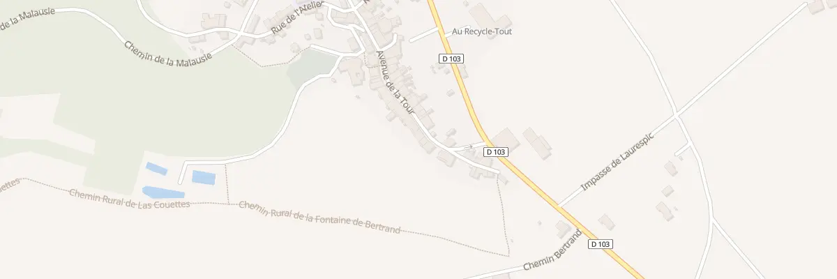 Plan du 44 Av de la Tour à Hautefage-la-Tour