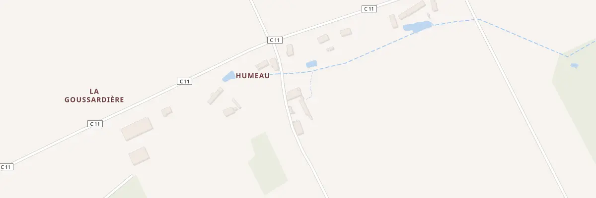 Plan du 15 Humeau à Tauxigny-Saint-Bauld