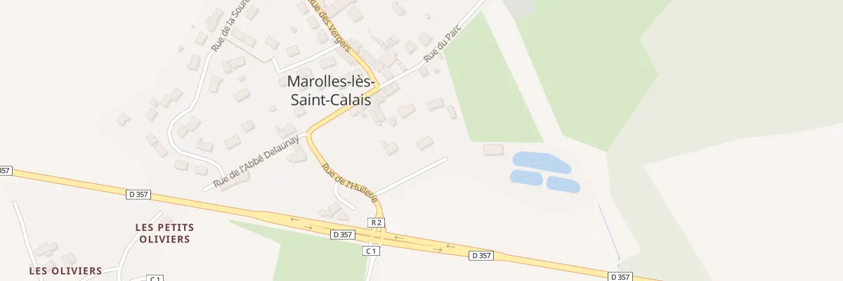Plan du 3 All des Chenevris à Marolles-lès-Saint-Calais