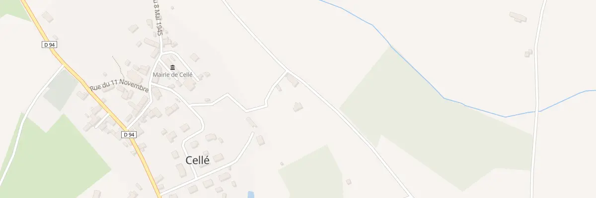 Plan du 1 Le Colombier à Cellé