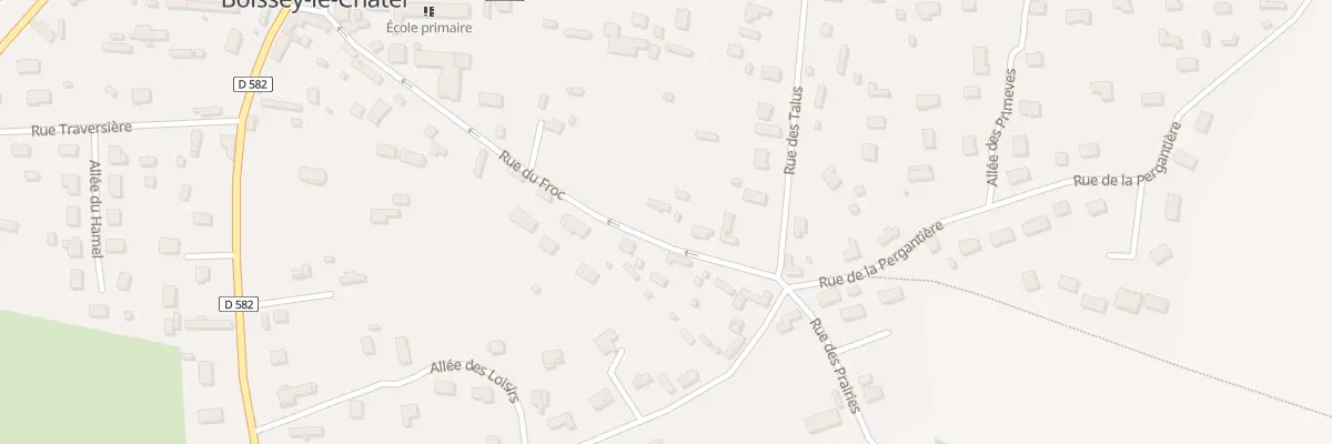 Plan du 21 Rue du Froc à Boissey-le-Châtel