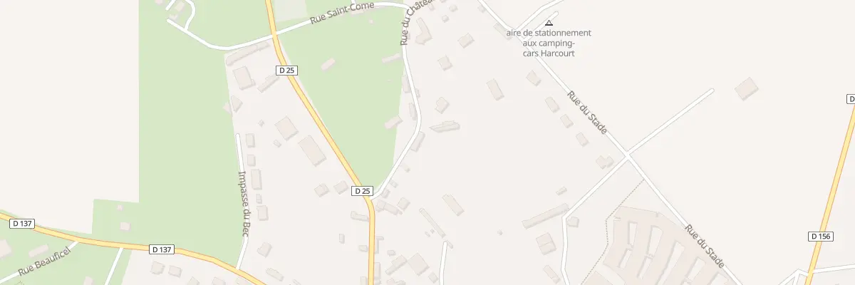 Plan du 8 Rue du Chateau à Harcourt