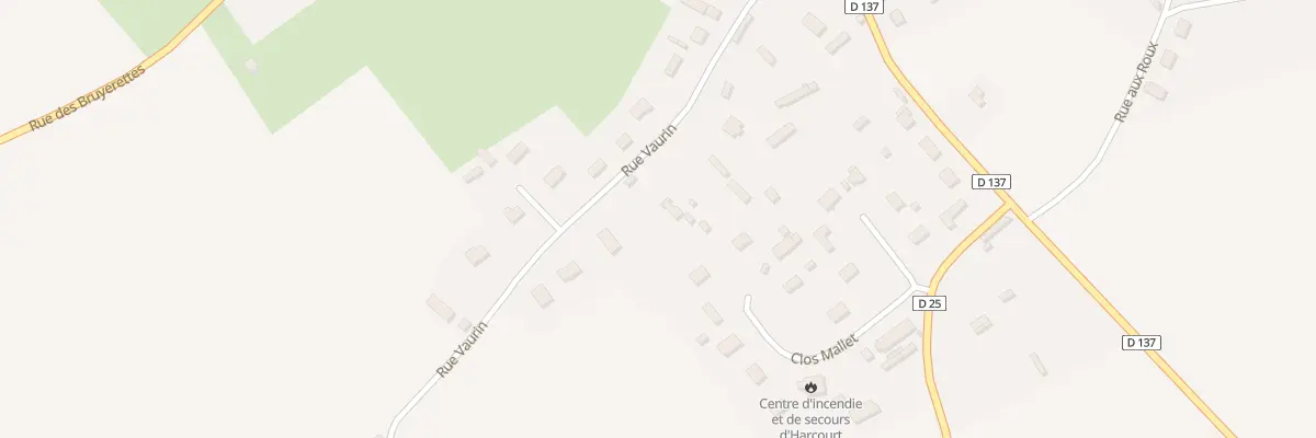 Plan du 9 Rue Vaurin à Harcourt