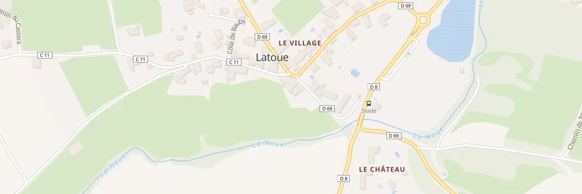 Plan du 76 Le Village à Latoue
