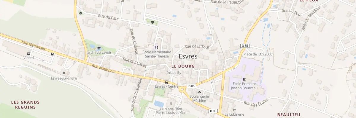 Plan du 5 Rue de la Tour à Esvres