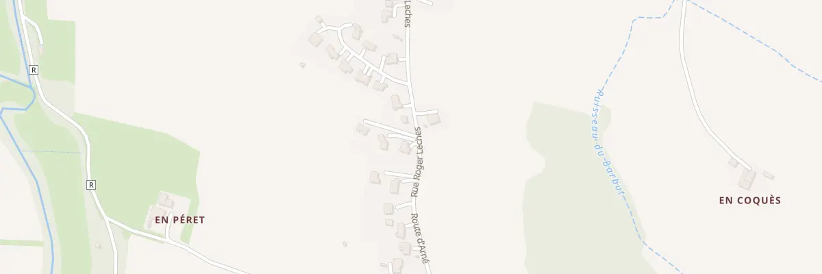 Plan du 28 Rue Roger Leches à Aubiet