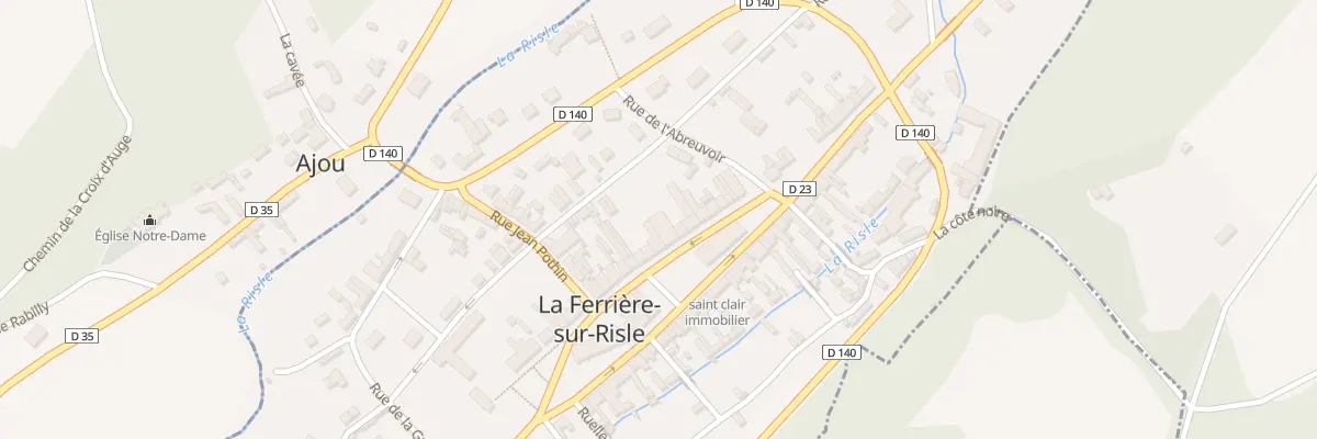 Plan du 19 Rue Jean Jacques Hubert à La Ferrière-sur-Risle