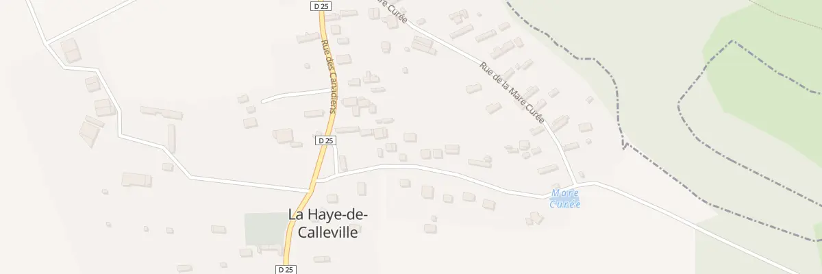 Plan du 110 Rue de la Mare Curee à La Haye-de-Calleville