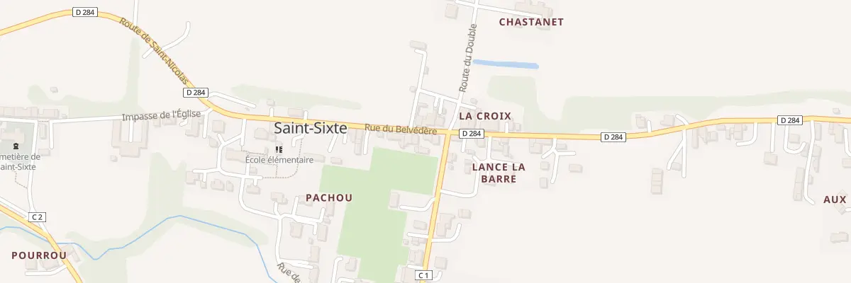 Plan du 5079 Pachou à Saint-Sixte