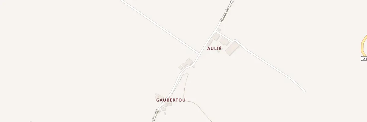 Plan du 934 Rte de la Croix d’Aulié à Saint-Robert