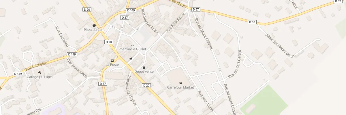 Plan du 6 Rue Jean Varin à Doudeville