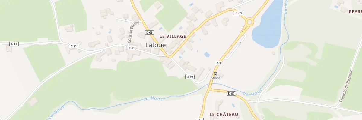 Plan du 1 Imp du Pont à Latoue