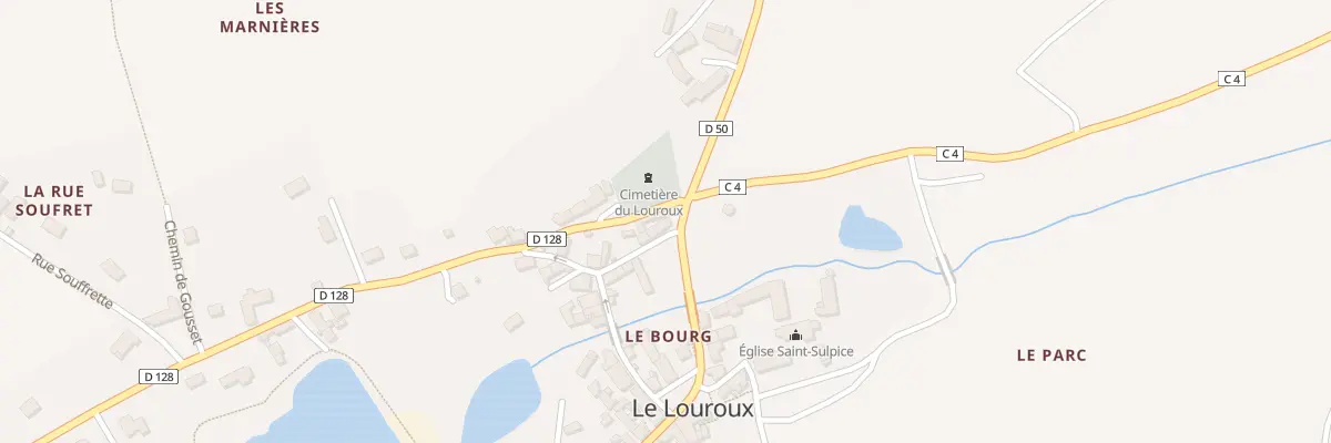 Plan du 19 Rue Nationale au Louroux