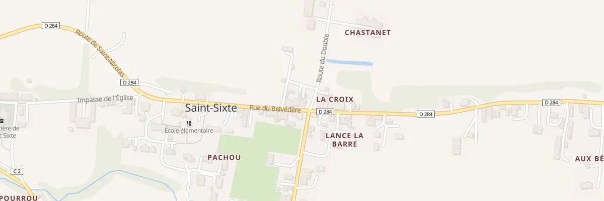 Plan du 5022 La Croix à Saint-Sixte