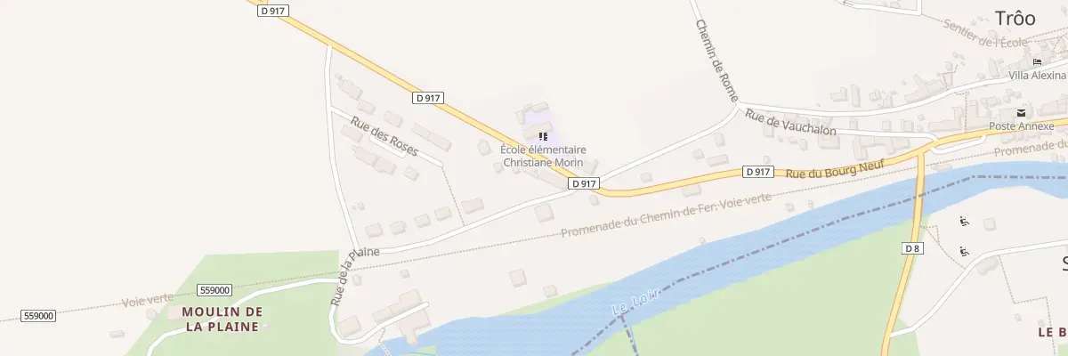 Plan du 316A La Plaine à Troo