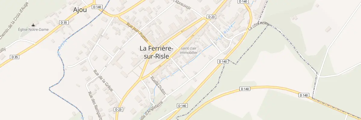 Plan du 24 Rue Grande à La Ferrière-sur-Risle