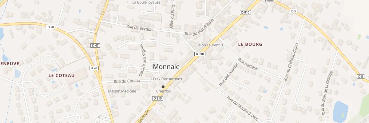 Plan du 113 Rue Nationale à Monnaie