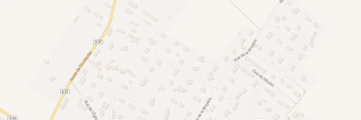 Plan du 305E Rue de la Bruyere à Étoutteville
