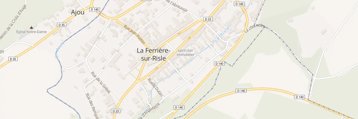 Plan du 26 Rue Grande à La Ferrière-sur-Risle