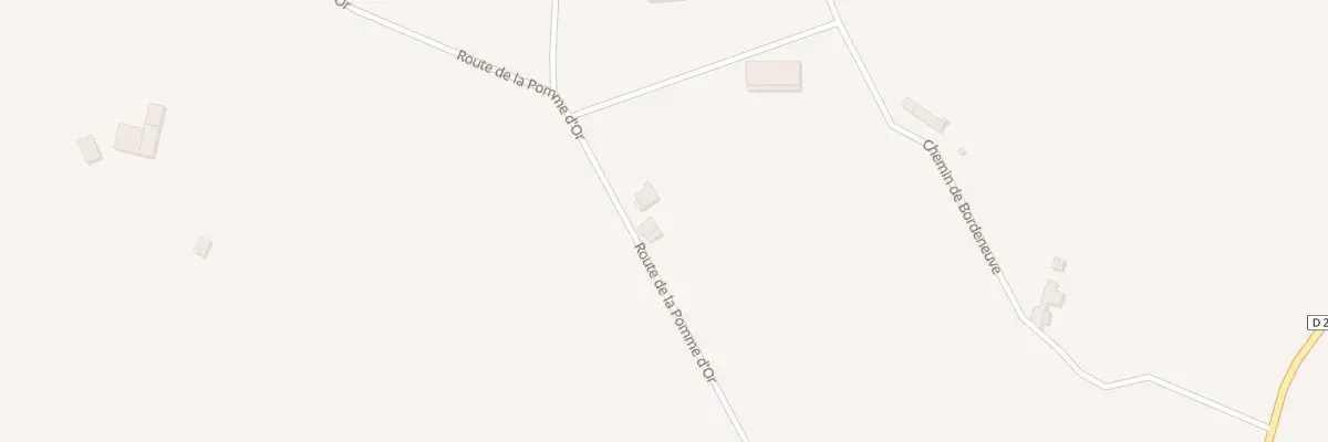 Plan du 600 Rte de la Pomme d’Or à Laussou