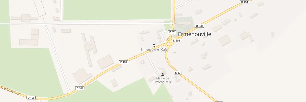 Plan du 1 Rue du Douzieme Chasseur à Ermenouville