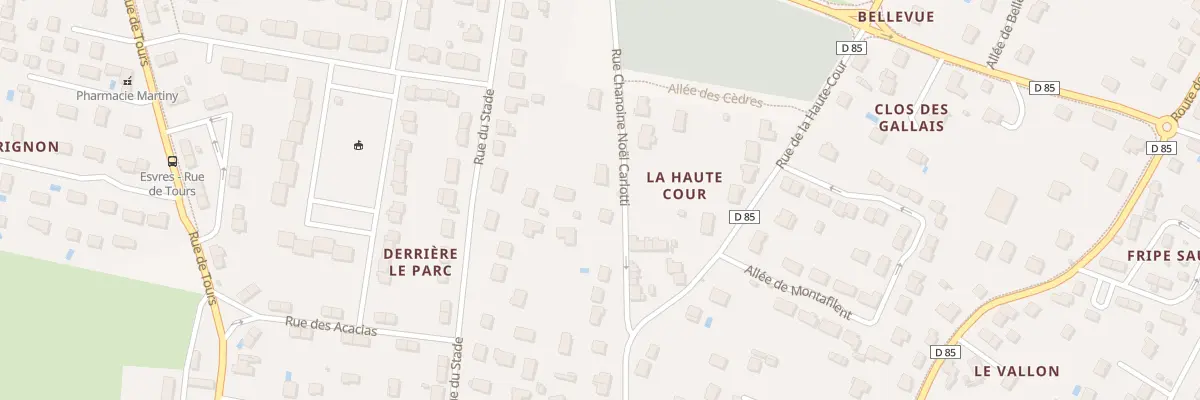Plan du 18Q Rue Chanoine Noel Carlotti à Esvres