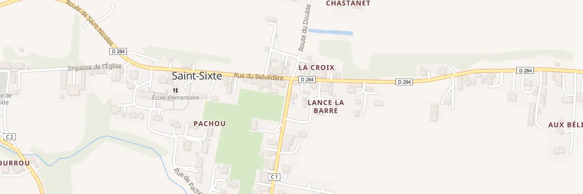 Plan du 29 Rte des Fruitiers à Saint-Sixte