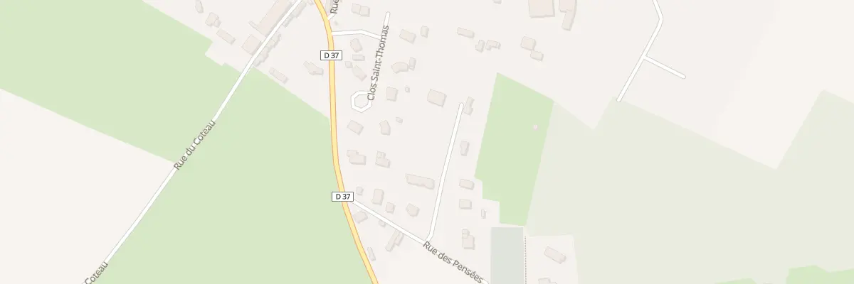 Plan du 97 Rue des Pensees à Étoutteville