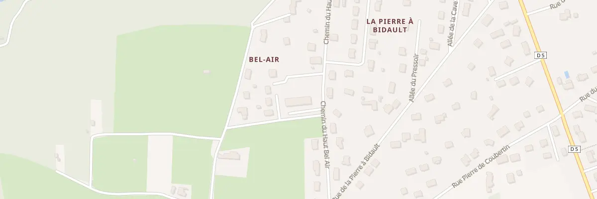 Plan du 12 Che du Haut Bel Air à Monnaie