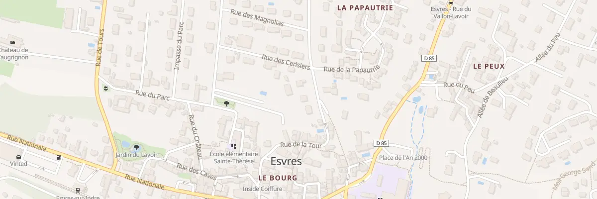 Plan du 2 Rue Chanoine Noel Carlotti à Esvres
