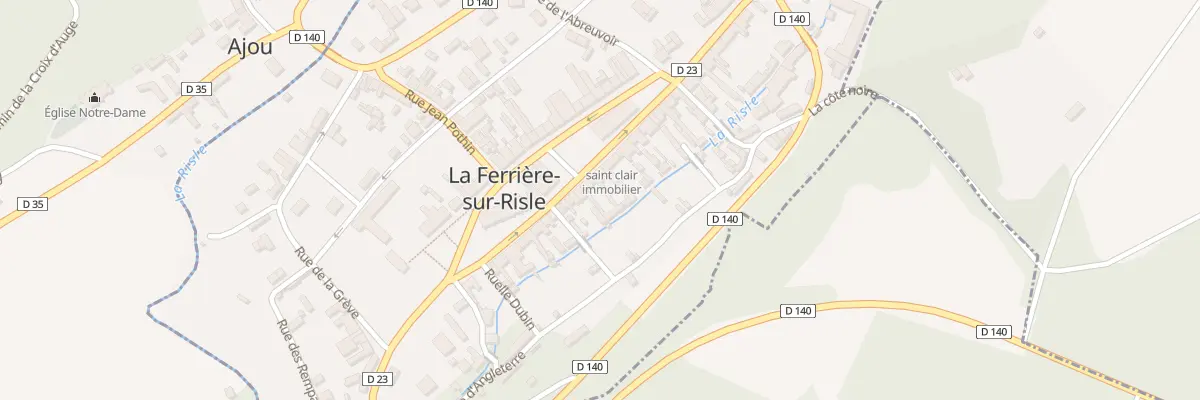 Plan du 28 Rue des Huchiers à La Ferrière-sur-Risle