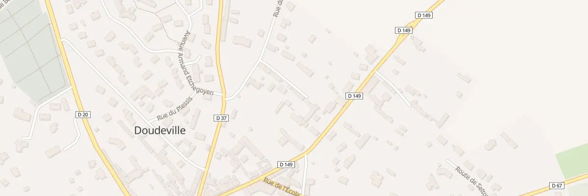 Plan du 8 Rue du Chateau à Doudeville