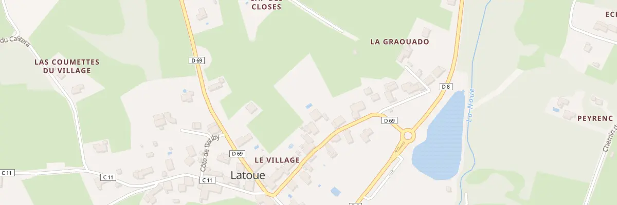 Plan du 6 Rue Principale à Latoue