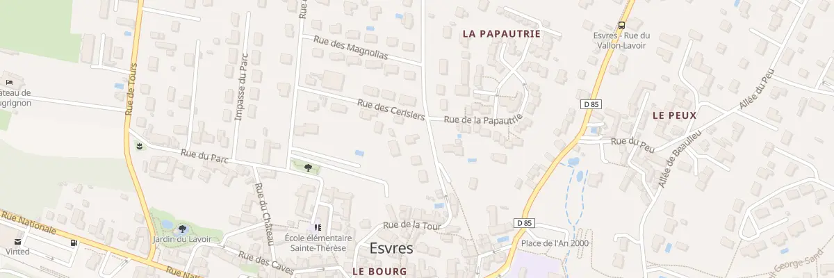 Plan du 4 Rue Chanoine Noel Carlotti à Esvres