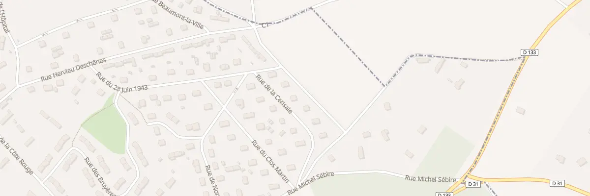 Plan du 7 Rue de la Cerisaie à Beaumont-le-Roger