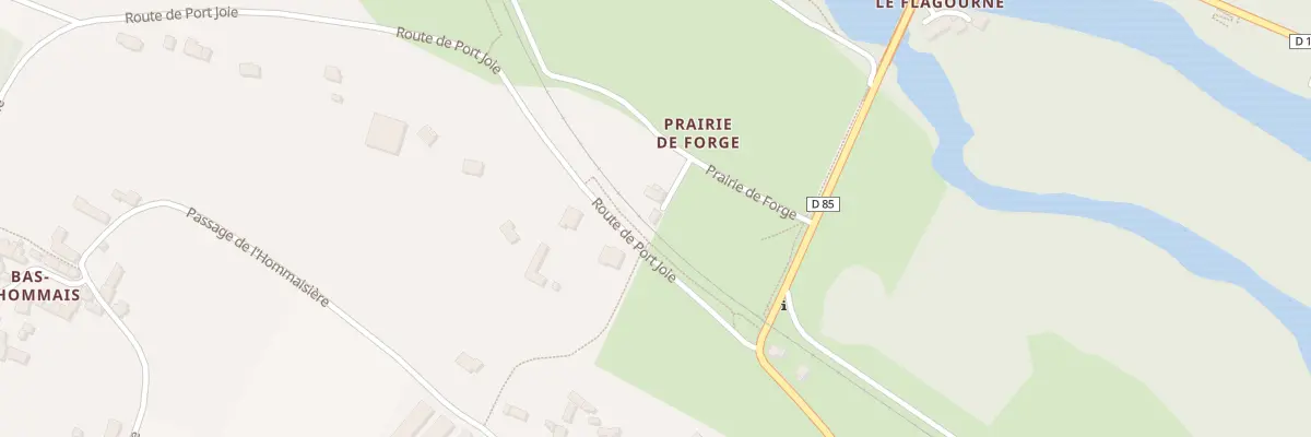 Plan du 1 Prairie de Forge à Esvres