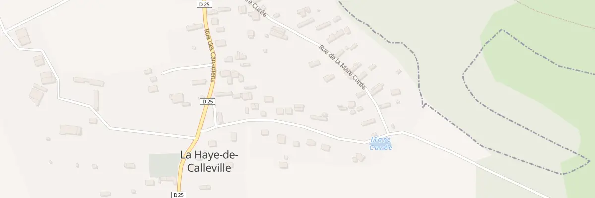 Plan du 110F Rue de la Mare Curee à La Haye-de-Calleville