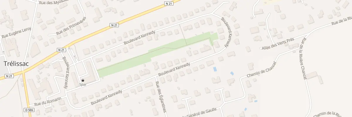 Plan du 58 Bd Kennedy à Trélissac