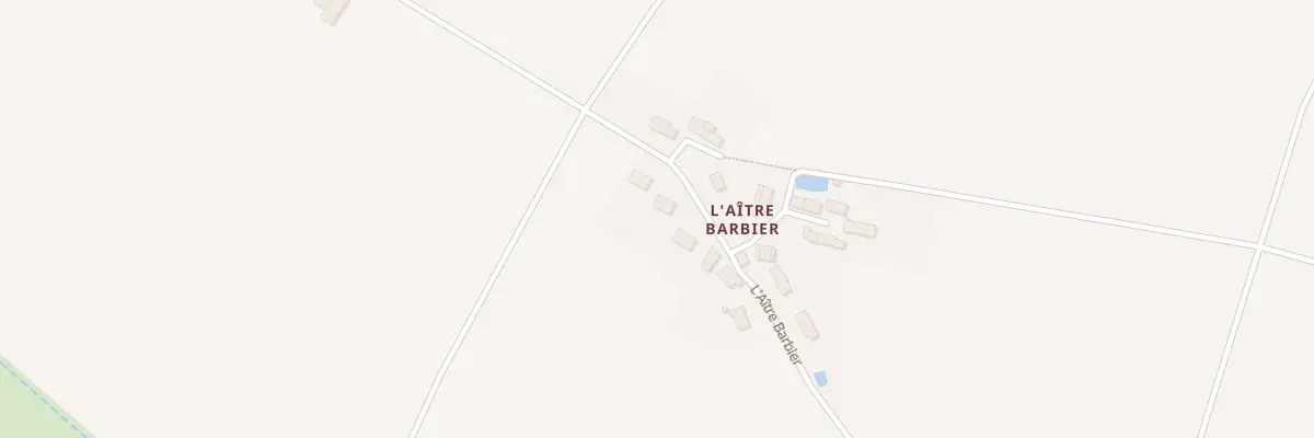 Plan de L’Aître Barbier à Saint-Laurent-en-Gâtines