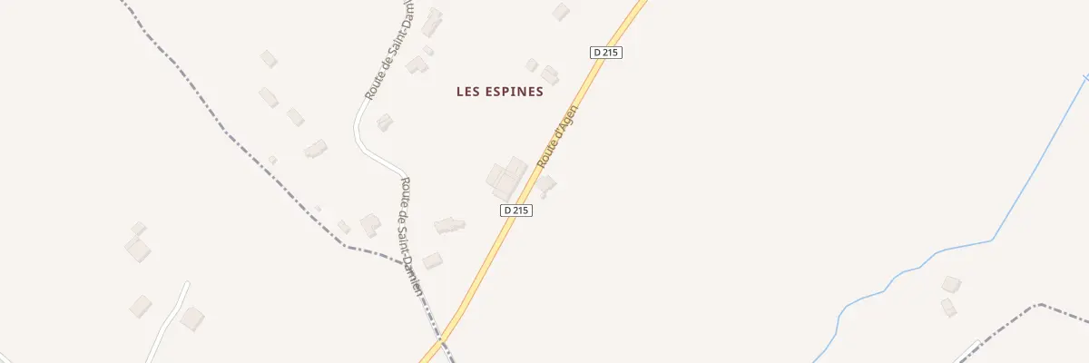 Plan du 1695 Rte d’Agen à La Sauvetat-de-Savères