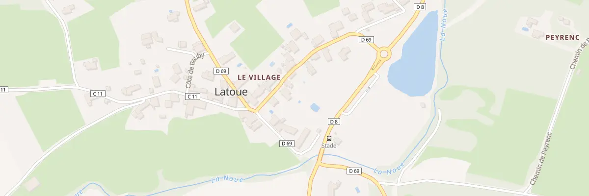 Plan du 9 Rue Principale à Latoue