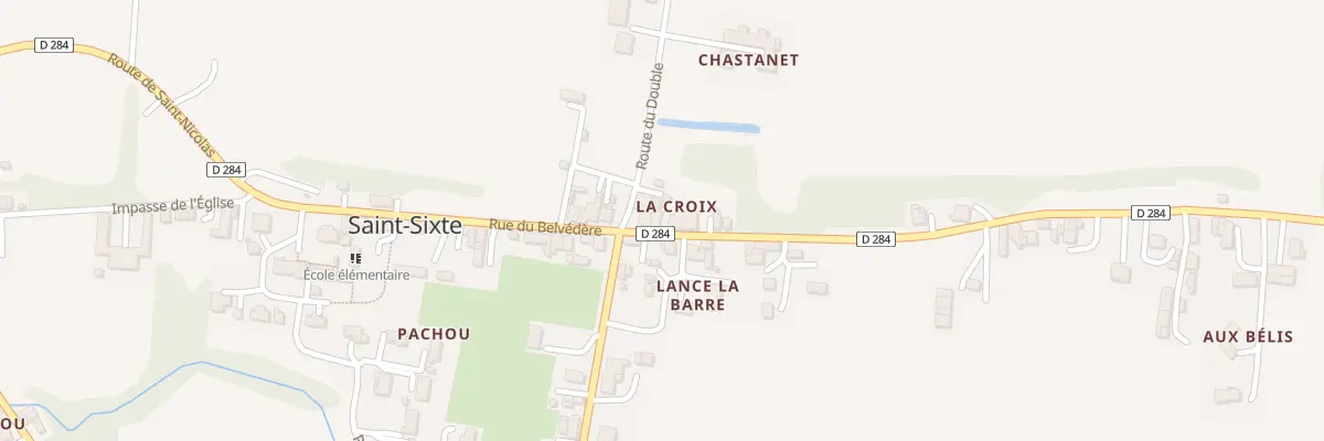 Plan du 311 Rue du Belvédère à Saint-Sixte